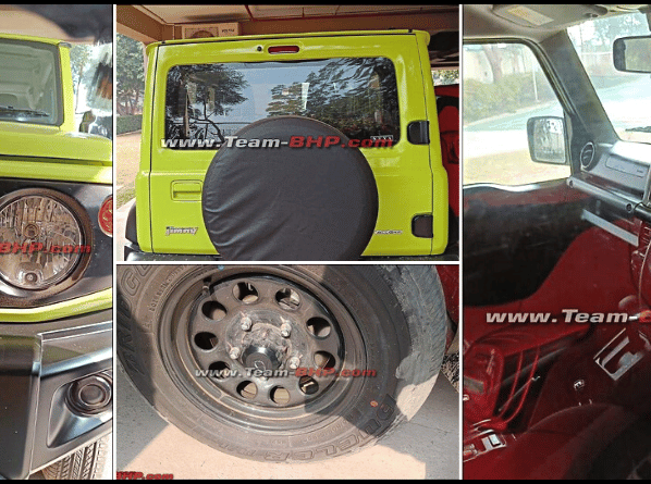 Maruti Suzuki Jimny SUV Base Model Spotted - Live Photos