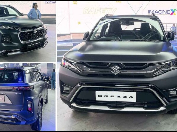 Matte Black Maruti Brezza and Grand Vitara Make Official Debut