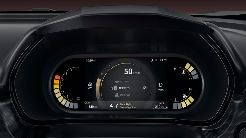 7 tft digital instrument cluster - Tata Harrier RED Dark Edition Official Photos and Price List in India 7 tft digital instrument cluster