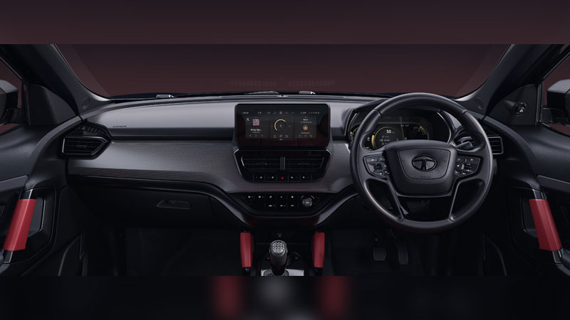 dashboard - Tata Harrier RED Dark Edition Official Photos and Price List in India dashboard